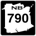 Route 790 marker