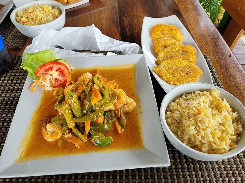 File:Seafood meal Jamaica.jpg