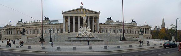 Reichsrat in Vienna, today the Austrian Parliament Building