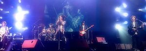 Lucifer performing in Indoor Stadium Huamark 2010.[1] From left to right: Yuki, Santa, Makoto, Towa, Atsuro