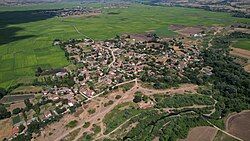 Air view of the village