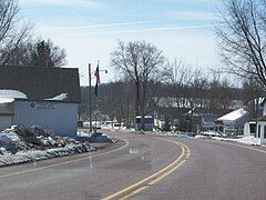 Looking at Briggsville on Highway 23