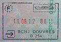 Entry stamp into the Schengen Area issued by the French Border Police at the Port of Dover. ('BCNJ' stands for 'Bureaux à contrôles nationaux juxtaposés' (literally: juxtaposed national control bureaux))