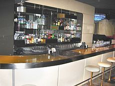 Left side of main bar in Happy.