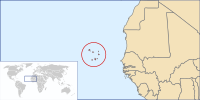 Location of Cape Verde