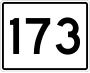 State Route 173 marker