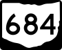 State Route 684 marker