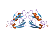 2i04: X-ray crystal structure of MAGI-1 PDZ1 bound to the C-terminal peptide of HPV18 E6