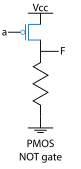 PMOS logic inverter