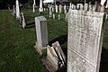 Gravestones in the cemetery