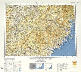 Map including Xiaori Island (labeled as Hsiao-jih Tao (Red Yit)) (AMS, 1954)