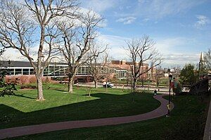 Part of the University of Denver campus in the University Neighborhood in Denver