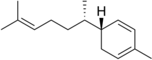 Stereo, skeletal formula of zingiberene