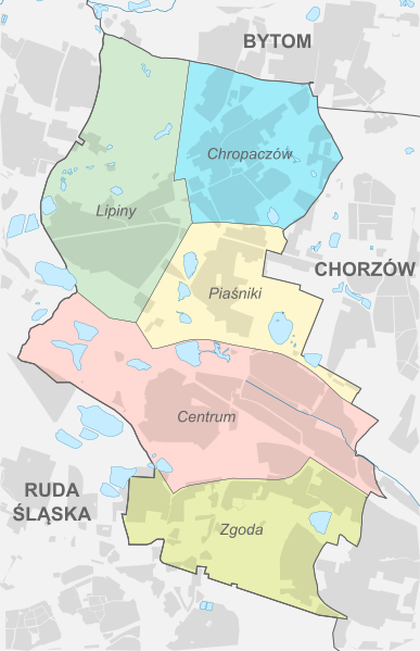 File:Świętochłowice Subdivisions.svg