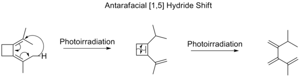 Antarafacial [1,5] hydride shift