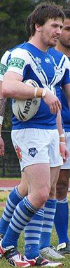 Kirk playing for the Auckland Vulcans in 2008