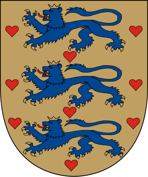 File:Arms of Denmark.svg