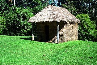 Traditional Bohio like the ones built by the Taino