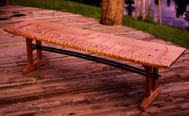 File:Curly maple bench.jpg