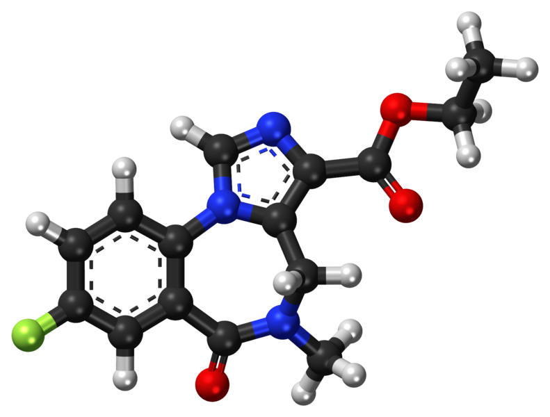 File:Flumazenil ball-and-stick model.png