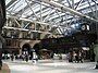 Inside Glasgow Central, looking north east across the main concourse