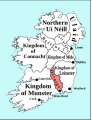 Image 12Map of Ireland, circa 900, with Kingdom of Osraige indicated.