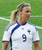 Laura Österberg Kalmari scored two goals for hosts Finland