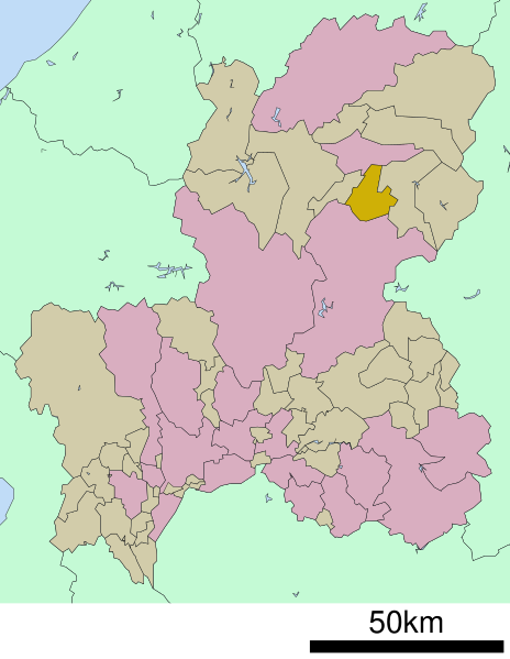 File:Map.Kuguno-Town, Gifu.svg