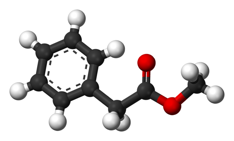 File:Methyl-phenylacetate-3D-balls.png