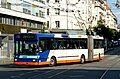 Image 126One of the NAW/Hess articulated trolleybuses delivered to Geneva in 1992, which were among the first production-series low-floor trolleybuses (from Trolleybus)