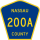 County Road 200A marker