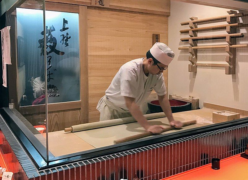 File:Soba Noodle Preparation.jpg