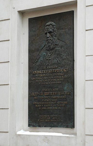 File:Szeptycki plaque Krakow.jpg