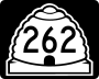 State Route 262 marker