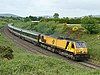 IÉ locomotive number 223 pulls the 'Enterprise' service near Cloghogue in 2006