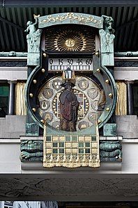 Ankeruhr [de] clock by Franz Matsch (1911–1914)