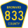 County Road 833 marker