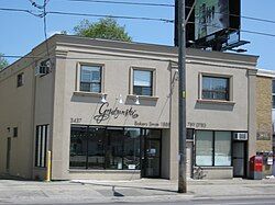 A local bakery on the east side of Bathurst Street