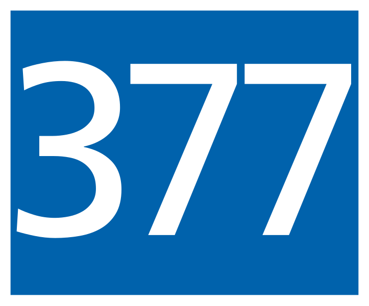 File:Hauptstrasse Nummer 377.svg