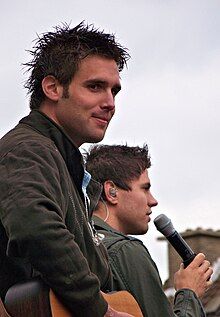 Nick & Simon performing in Assen in 2007.