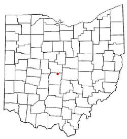 Location of Huber Ridge, Ohio