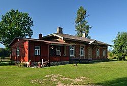 Sõmerpalu station former main building, today a house