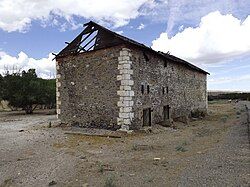 The abandoned mine office in Sulphurdale