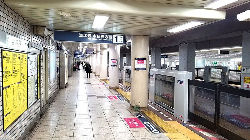 File:TokyoMetro-H03-Hiro-o-station-platform-20220228-133352.jpg