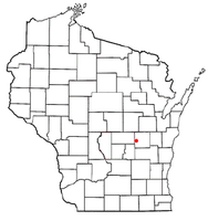 Location of Eureka, Wisconsin