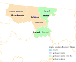 Division into gminas