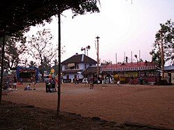 Chinakkathur temple a few days before the festival