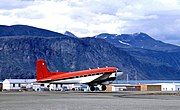 Douglas Super DC-3, taking off from Pangnirtung Airport