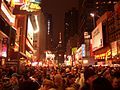 Image 4A crowd in Times Square awaits the countdown to the start of 2006. (from Culture of New York City)