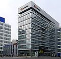 Former Raiffeisenhaus on Ernst-Reuter-Platz in Berlin, designed by Hans Geber [de] and Otto Risse [de] (1972), now head office of Tele Columbus